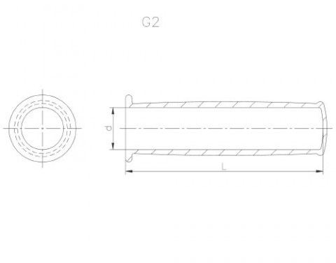 DRAW Griff - Technische Zeichnung | Kuala Kunststofftechnik GmbH